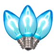 thumbnail image 2 of C7 Transp Filament Teal Bulb .6W 25/Bag, 2 of 2