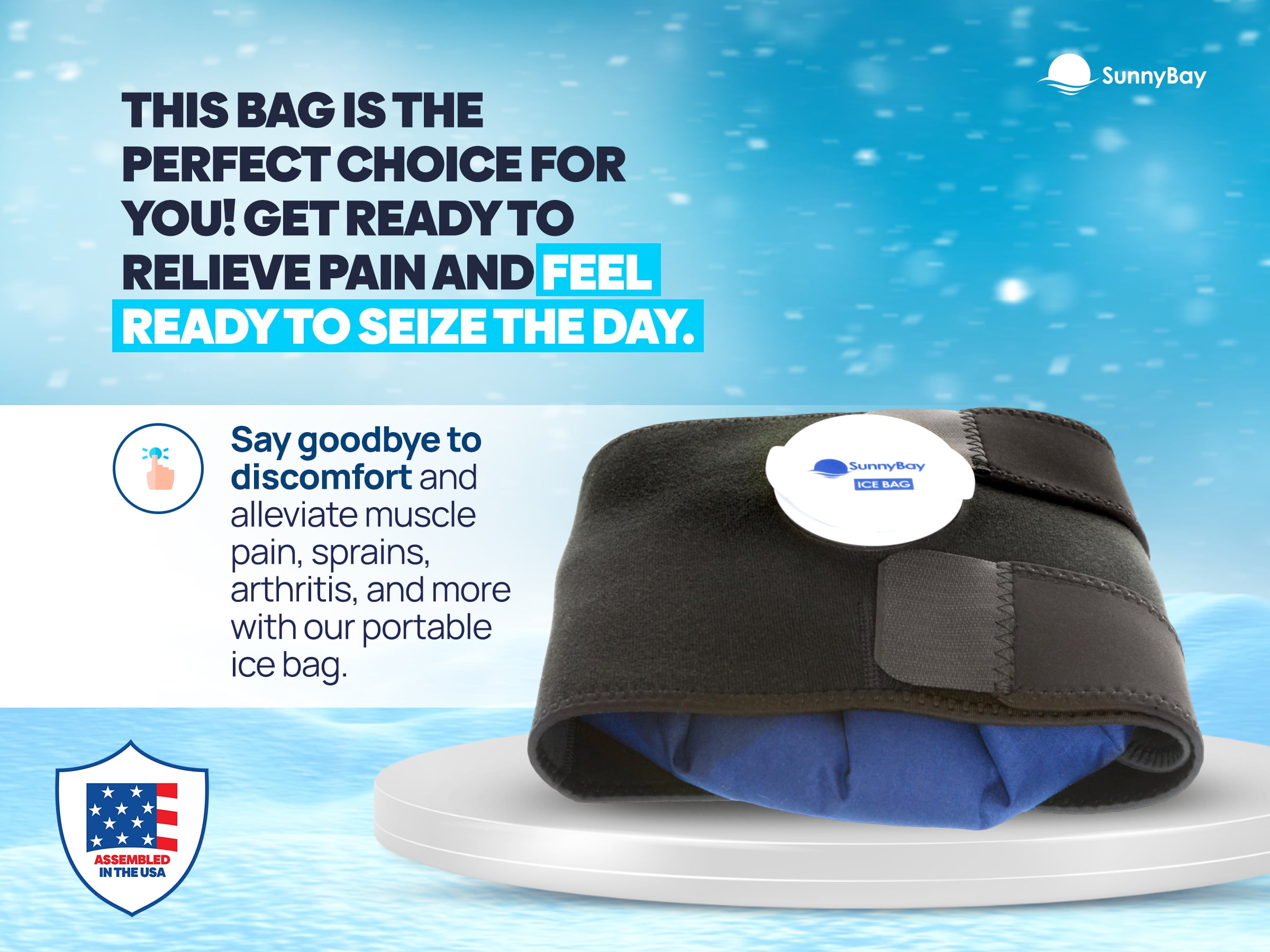 Amazon.com: DMI Reusable Ice Bag, Ice Packs for Injuries