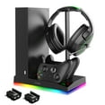 thumbnail image 6 of All-in-One Cooling Fan Stand for Xbox Series X (XSX) - Dual Controller Battery Charging Dock, Headphone Hanger & Game Disc Rack, Space-Saving Xbox Gaming Accessory, 6 of 6