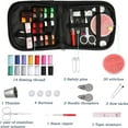thumbnail image 2 of HLONK 130 Pcs Sewing Kit for Adults for Home Travel and Emergency  Kids Machine  Contains 24 Spools of Thread of 100m  Mending and Sewing Needles  Scissors  Thimble  Tape Measure etc, 2 of 8