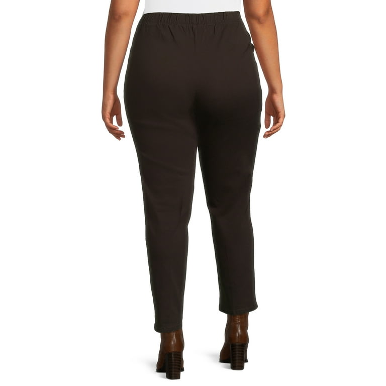 Just My Size Women's Plus 2 Pocket Pull-On Pant 