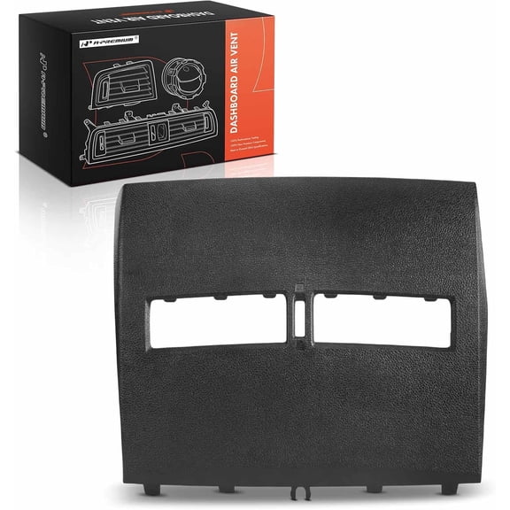 A-Premium Center Dash Vent Compatible with Nissan Versa 2007-2012, Front Upper, Black