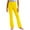 Yellow, variant on BLVB Bootcut Leggings for Girls High Waist Soft Stretch Toddler Kids Yoga Pants Dance Running Bell Bottoms