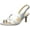 Silver, variant on Womens Tami Open Toe Casual Slingback Sandals