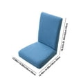 thumbnail image 3 of Universal Elastic Chair Cover,Heavy-Duty Fabric,Waterproof Stain-Proof,Easy Fit for Dining Room Office,Protects Furniture,All Seasons Use,Synthetic Material,Stretchy Design|Polyester,Blue,MIANHT, 3 of 7