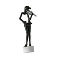 thumbnail image 2 of yotijay 20cm Violin Performance Musician Statue Resin Sculpture Desk Collection Tabletop Black, 2 of 9