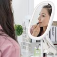 thumbnail image 2 of Greenadscape Makeup Mirror 1Set Vanity Mirror Tabletop with Rotating Touch Screen Storage Tray for Home Use, 2 of 8
