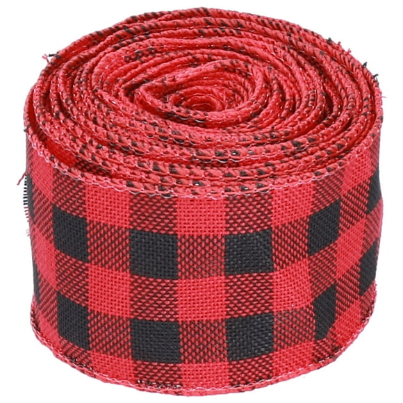 Cinta de borde con cable NikouMX decoración artesanal a cuadros 5 m