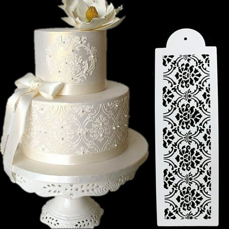 

Plastic Cookie Cake Stencil Fondant Tool Decoration for Cake Wedding Flower