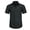 Black, variant on Short Sleeve Mens Dress Shirts Casual Solid Shirts for Men Regular Oxford White Tops with Pocket