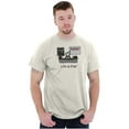 thumbnail image 1 of Life Is Crap Short Sleeve T-Shirt Tees Tshirts Life is Crap Vacation Over Funny Cute Gift, 1 of 2