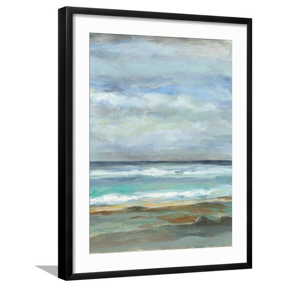 Art.com Seashore VIII Art Print by Silvia Vassileva, Black Frame Wall Art, 23" x 29"
