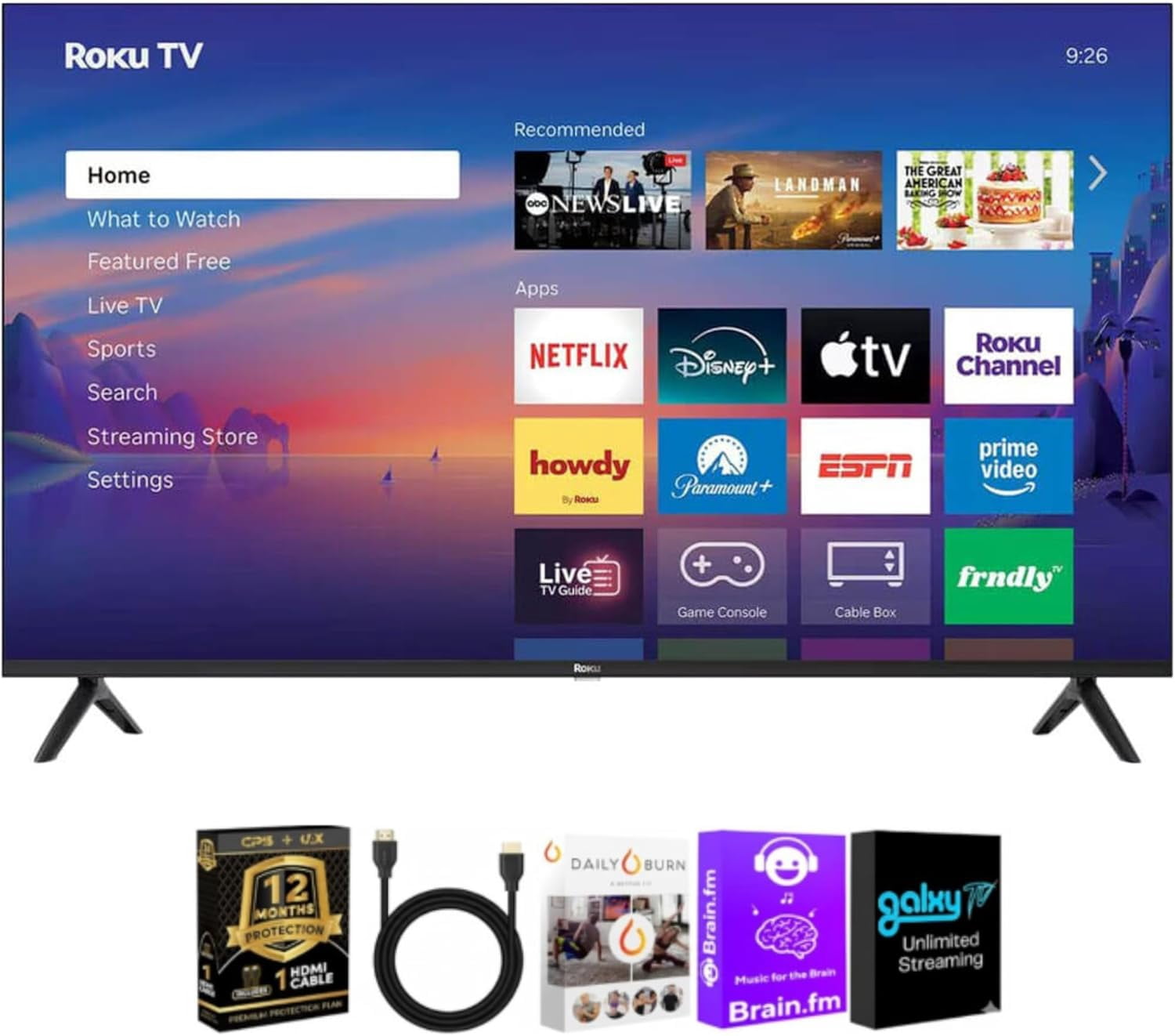 Apple TV 4K 64GB Streaming Media Player with Wireless LAN HDMI USB