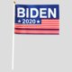 thumbnail image 2 of 10 Piezas Joe Biden 2020 Elect Banderas Pequeñas 14x21cm Banderas de EE. UU. Banderas de Decoración de Automóviles Soledad Banderas portátiles de tamaño pequeño, 2 of 2
