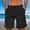 01 Black, variant on Awdenio Cargo Shorts for Men Casual With Pocket Elastic Waist Stretch Summer Beach Wear