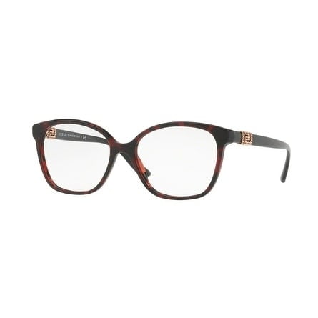 Versace Women's Eyeglasses VE3235B VE/3235/B 989 Red Havana Optical Frame 52mm