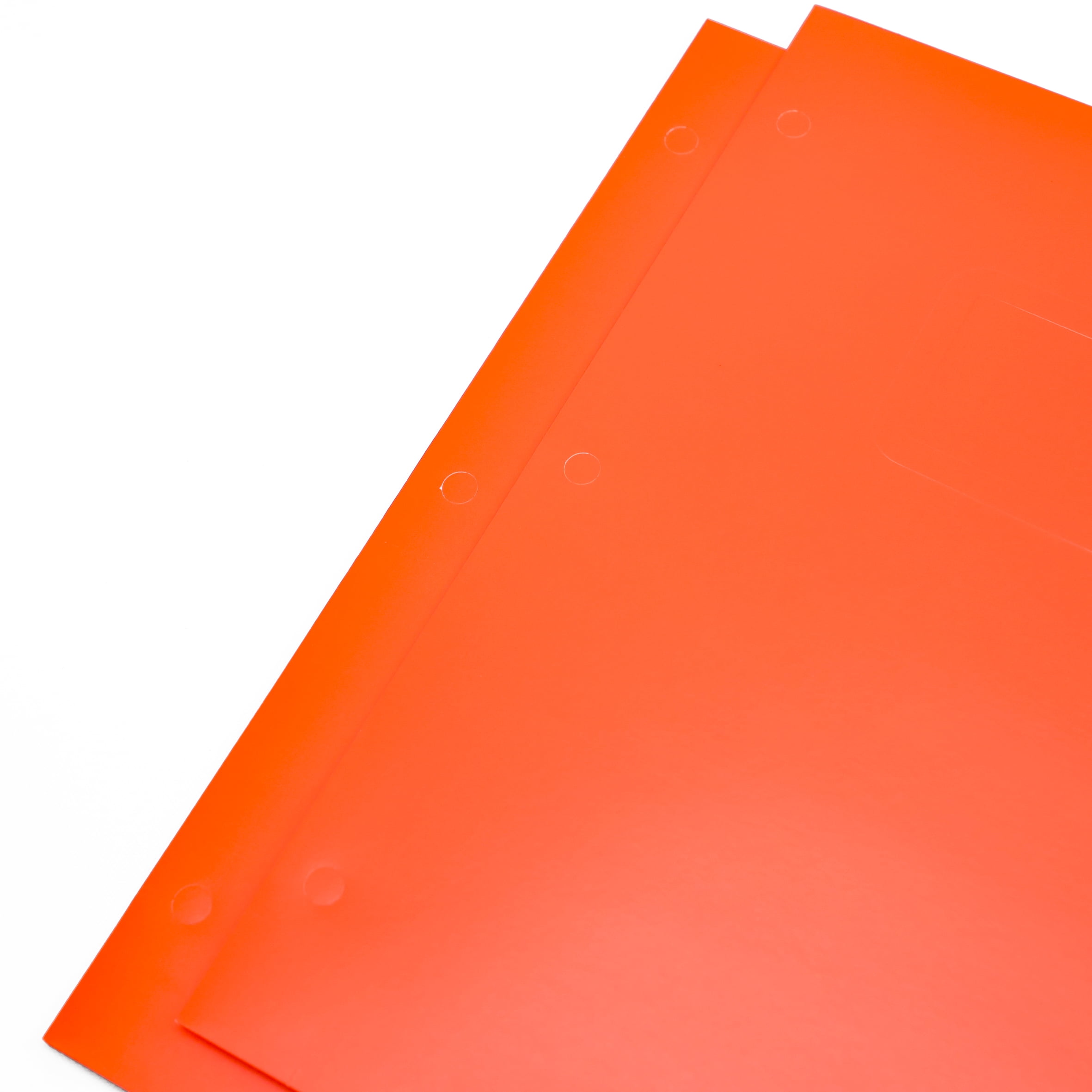 (2 pack) Pen + Gear Two Pocket Paper Portfolios, 50 Count, Orange, Letter Size