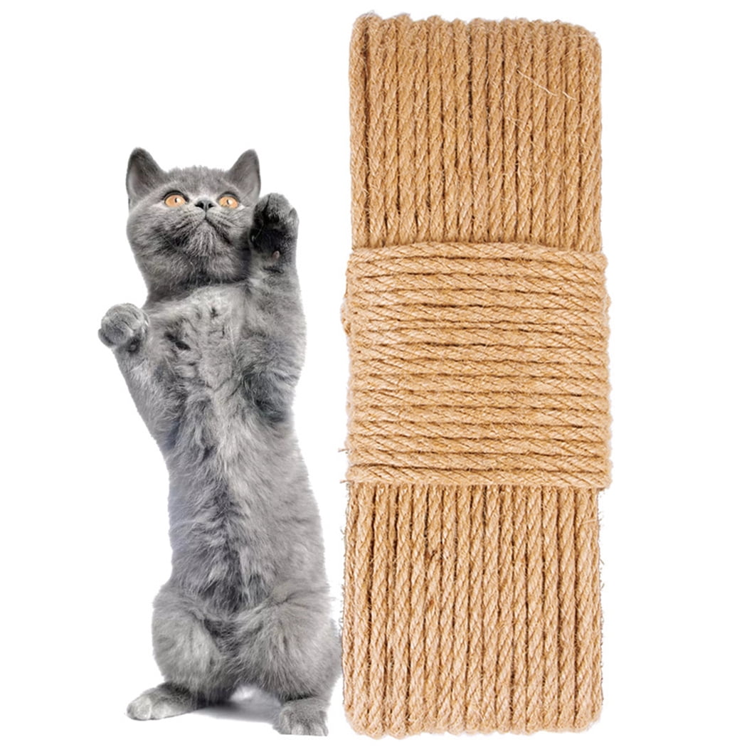 Bangcool 32.6ft Sisal Rope Creative Cat Scratcher Rope Cat Scratching Post Rope Hemp Rope