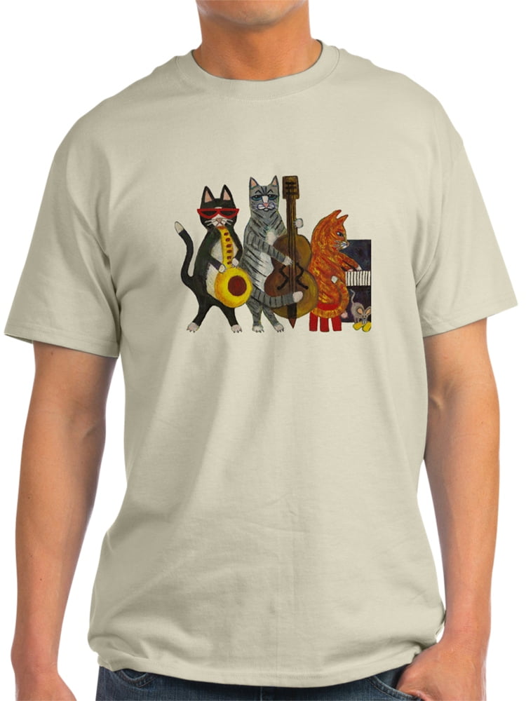 CafePress - Jazz Cats - Light T-Shirt 