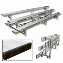 3 Row 8 ft. Tip n' Roll Bleacher - Seats 15