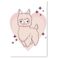 thumbnail image 1 of Awkward Styles Kawaii Wall Decor Cute Kawaii Animals Kids Wall Art Kids Room Decor Boys Girls Room Wall Art Llama Poster, 1 of 3