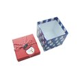 thumbnail image 2 of Red Blue Snowman String Tag Square Gift Box,3.15 in x 3.15 in x 3.15 in,by Holiday Time, 2 of 4