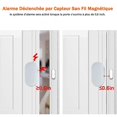 thumbnail image 3 of Alarme de Porte Sans Fil Anti-Vol Télécommande Alarmes de Porte Fenêtre, 3 of 5
