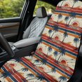 thumbnail image 6 of ZUXONGSY Car Seat Cover Towel Palm Tree Sunset Print Car Seat Protector Front Seats Breathable Towel Bucket Seat Covers Gift for Car Outdoor Sport Activities, 6 of 8