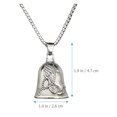 thumbnail image 4 of Punk Cloche en Acier Titane Cloche Vintage Pendentifs pour Bijoux Artisanat, 4 of 8