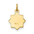 thumbnail image 3 of 14K Yellow Gold Charm Pendant 14 mm 9 Blessed Mary, 3 of 3