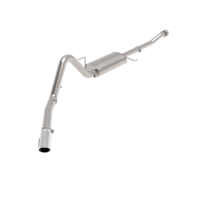 Fits 2021-2023 Ford F-150 Advanced FLOW Engineering Exhaust System Kit 49-43125-P Apollo GT Cat-Back System; Stainless Steel; With Muffler; 3 Inch To 3-1/2 Inch Pipe Diameter