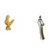 thumbnail image 1 of Escultura de pollo, figura de resina, estatua de mujer africana, arte tribal, artesanía de escritorio, pieza de colección única, ideal para sala de es, 1 of 8
