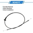 thumbnail image 4 of Unique Bargains Hood Release Cable No.51237347413 Hood Latch Cable for BMW M550XI 2020 1 Pcs, 4 of 6