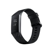 Fitbit Charge 3 - Graphite - activity tracker with sport band - black - monochrome - Bluetooth - 1.06 oz