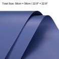 thumbnail image 2 of Uxcell Pack of 10 Pearlescent Film Flower Wrapping Paper 22.8x22.8 Inch Waterproof Dark Blue, 2 of 7