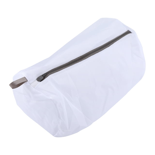 Bolsa de lavandería de malla con cremallera para almacenar ropa interior de sujetador en lavadora(E)