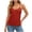 ZA-Red-camisole tops for women, variant on Yourumao Eyelet Camisole Tops for Women V Neck Adjustable Spaghetti Straps Tank Top Sleeveless Loose Casual Tunics for Summer Dailywear