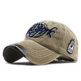 thumbnail image 1 of Up To $10 Baseball Caps Brown Unisex Outdoor Cotton High Quality Embroidered Unisex Baseball Caps Adjustable, 1 of 2