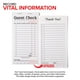 thumbnail image 3 of Cuadernos de cheques para invitados Stock Your Home, blanco y negro (paquete de 20), 3 of 7