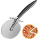 thumbnail image 1 of Stainless Steel Pizza Cutter, Professional Pizza Cutter with Non-Slip Handle, Pizza Cutter for Pizzas Pancakes Cakes, 1 of 5
