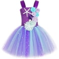 thumbnail image 2 of LED Light Up Little Mermaid Princess Tutu Dress for Halloween Birthday Party Gifts, 2 of 5