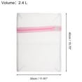 thumbnail image 3 of Unique Bargains 1 Pc Thickened Fine Mesh Laundry Bags for Laundry Room 15.75"x11.81" 2.4L Pink, 3 of 5