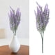 thumbnail image 3 of Ramo de boda de lavanda artificial, perfecto para decoración de fiestas o decoración del hogar (púrpura), 3 of 9