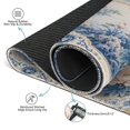 thumbnail image 3 of Ivory Blue Chinese Garden Mahjong Mat 31.5x31.5 Inch | Non-Slip And Noise Reduction Mah Jong Table Mat Cover with Carrying Bag For Mahjong Lovers, Poker, Board Games And Dominoes, 3 of 7