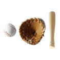 thumbnail image 1 of Vogacara Juego de béisbol en miniatura, guante y pelota de béisbol, juego deportivo en miniatura Juguetes Educativos, 1 of 1