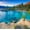 Lake Tahoe Sand Harbor Scene, variant on Elephant Stock Yosemite Park Sunset Wall Art - Horizontal Multi Panel Canvas - Living Room Wall Decor - Nature Multi Panel - Orange And Blue Decor - 36" x 22"