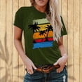 thumbnail image 2 of IROINNID Women Summer Sexy Regular Print Regular Fashion Women Summer Round Neck Short Sleeves Top On Sale, 2 of 5