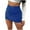 Blue, variant on LYXSSBYX Women PU A-line Skirt Hot Sale Clearance Fashion Woman Causal Skirt Sexy Ultrashort Skirt Solid Hip Skirt A-line Party Skirt
