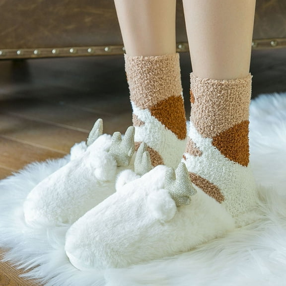 Raindrops 1 Pair Warm Household Slippers Comfortable Cotton Cloth for Women