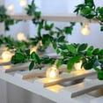 thumbnail image 3 of LED Light String Simulation Green Leaf Vine, 3 of 8